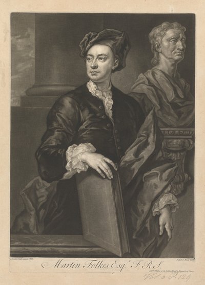 Martin Folkes Esq. by John Faber the younger