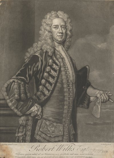 Robert Wilks Esq. by John Faber the younger