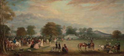 Archery Meeting in Bradgate Park, Leicestershire by John Ferneley