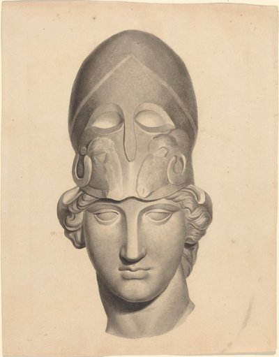 Antique Head with a Helmet by John Flaxman