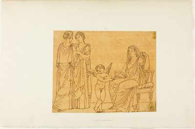 Cupid and Three Women by John Flaxman