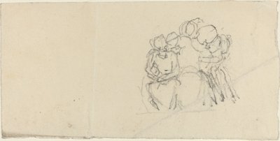 Group of Figures Surrounding Seated Figure by John Flaxman