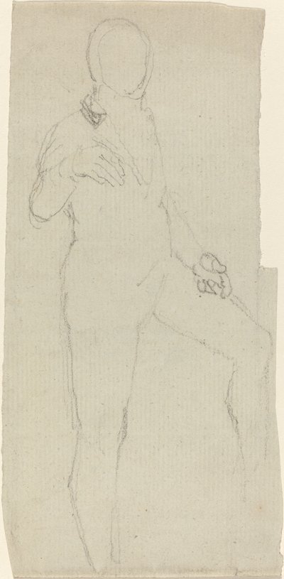 Male Figure in Contemporary Dress by John Flaxman