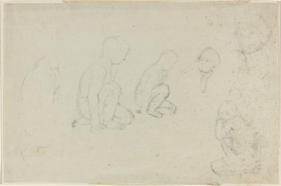 Studies of a Kneeling Boy by John Flaxman