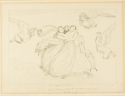 The Harpies and the Daughters of Pandarus by John Flaxman