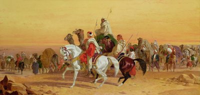An Arab Caravan by John Frederick Herring Senior