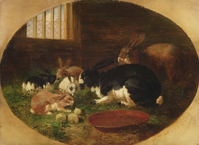 The Rabbit Hutch by John Frederick Herring Senior