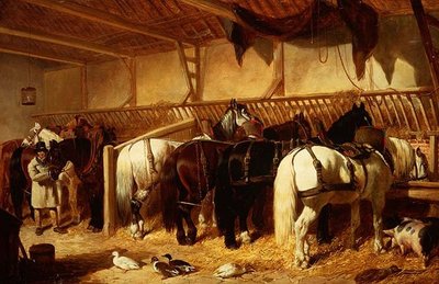 The Team by John Frederick Herring Senior