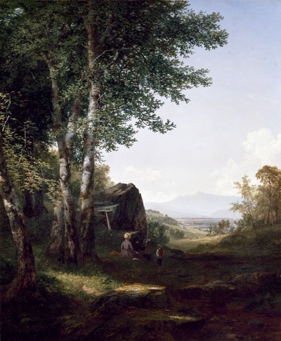 A View of Mansfield Mountain, 1849 by John Frederick Kensett