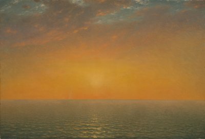 Sunset on the Sea by John Frederick Kensett