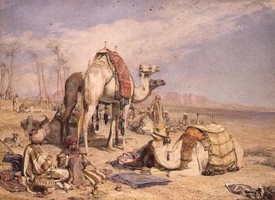 A Halt in the Desert by John Frederick Lewis