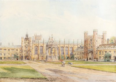 Great Court, Trinity College by John Fulleylove