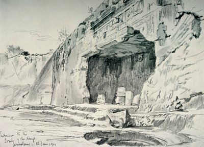 The So-Called Tombs of the Kings, 1902 by John Fulleylove