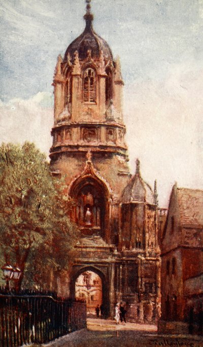Tom Tower, Christ Church College, 1903 by John Fulleylove
