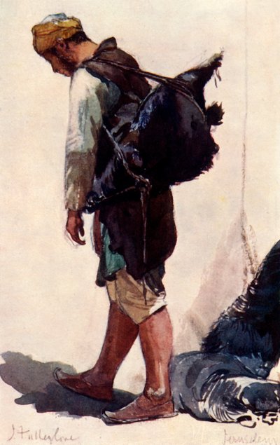 Water-Carrier Standing Figure by John Fulleylove