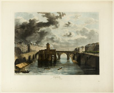 Paris, Le Pont-au-Change by John Gendall