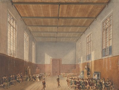 The Hall, Rugby School by John Gendall