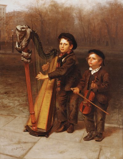 The Little Strollers by John George Brown