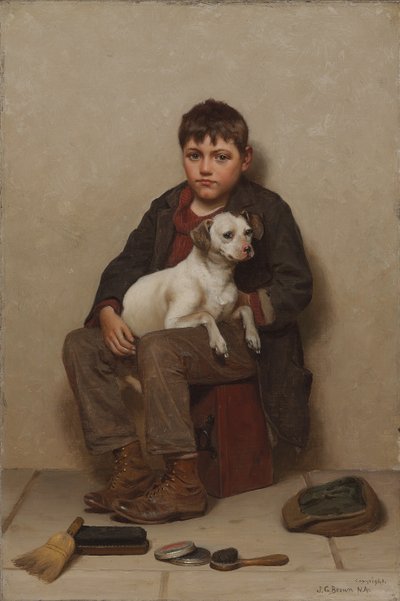 True Friends, 1900 by John George Brown