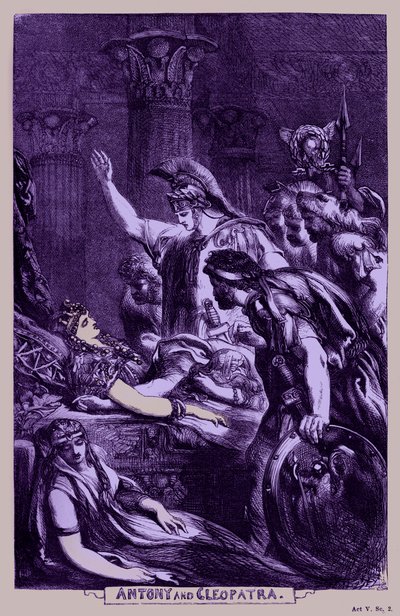 Antony and Cleopatra by John Gilbert