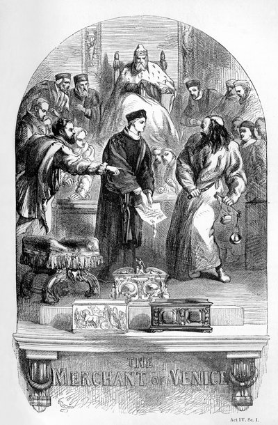 Merchant of Venice by John Gilbert