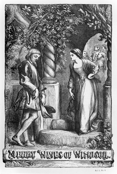The Merry Wives of Windsor by John Gilbert