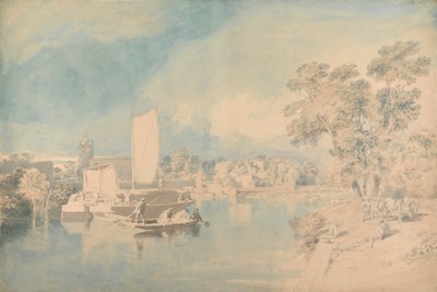 The Thames at Isleworth by John Glover