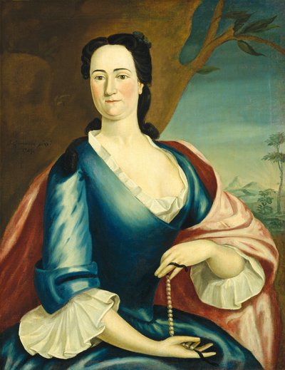 Elizabeth Fulford Welshman, 1749 by John Greenwood
