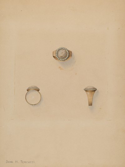 Mourning Ring by John H. Tercuzzi