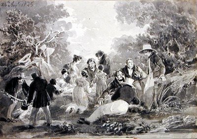 A Picnic by the Lake by John Harden