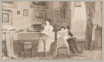 Interior Scene, 1826 by John Harden