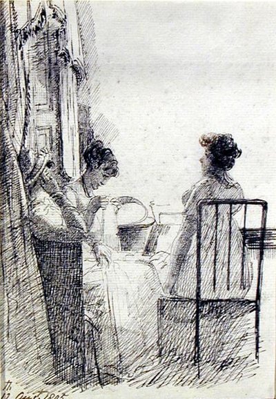 Women Sitting by a Window by John Harden