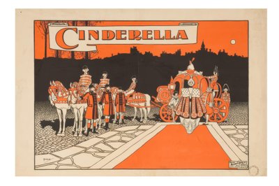 "Cinderella" / J. Hassall / Poster, 1897-98 by John Hassall