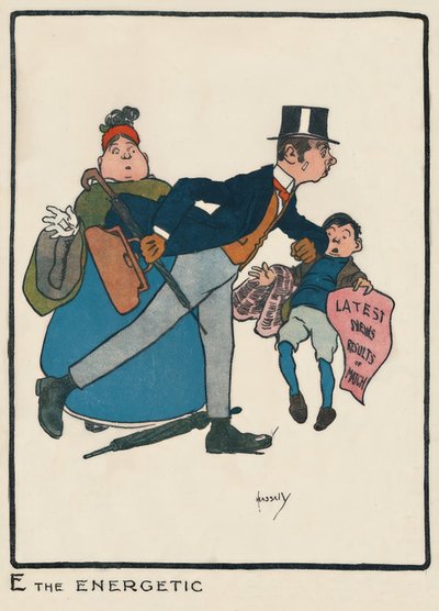 E the Energetic / J. Hassall / Drawing, 1903 by John Hassall