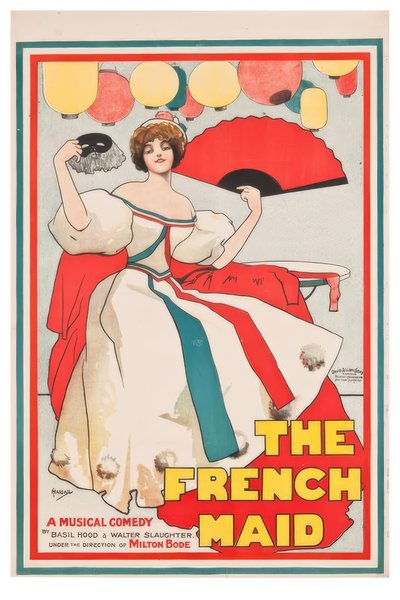 The French Maid, Poster, 1896 by John Hassall