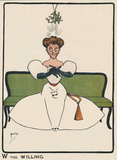 W the Willing, J. Hassall, Drawing, 1903 by John Hassall