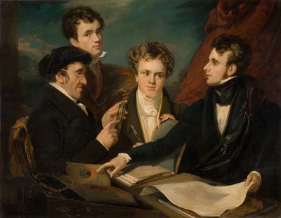 A Controversy on Colour by John Hayter