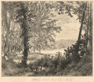 Hackensack River, New Jersey by John Henry Hill