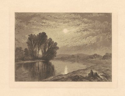 Moonlight on the Androscoggin by John Henry Hill