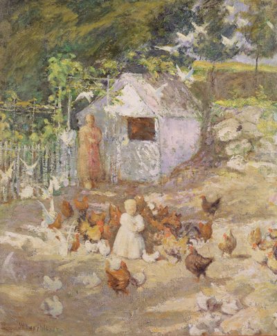 Barnyard, c.1890-1900 by John Henry Twachtman