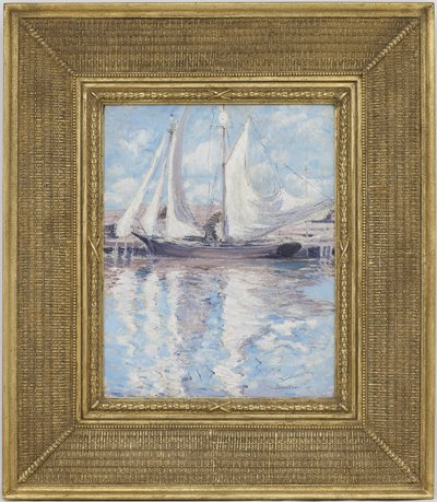 Drying Sails, c.1900 by John Henry Twachtman