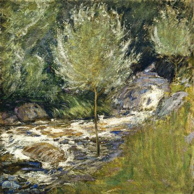 Horseneck Falls, Greenwich, Connecticut by John Henry Twachtman
