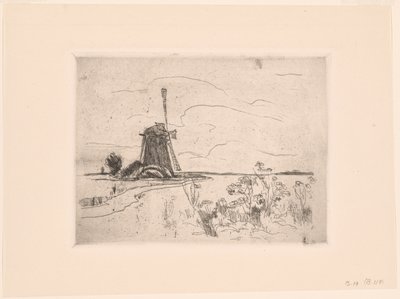 Mill in Holland by John Henry Twachtman