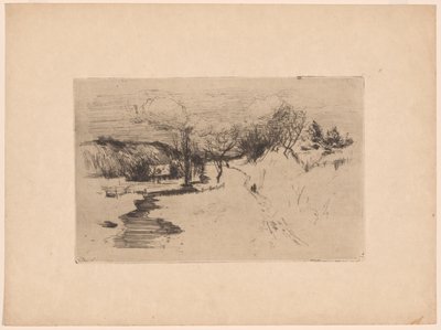 Snow Landscape by John Henry Twachtman