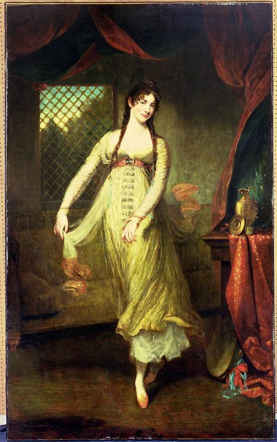 Portrait of Mademoiselle Hilligsberg by John Hoppner