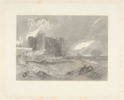 Laugharne Castle, Caermarthenshire by John Horsburgh
