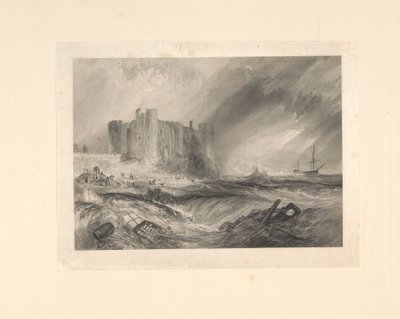 Laugharne Castle, Caermarthenshire by John Horsburgh