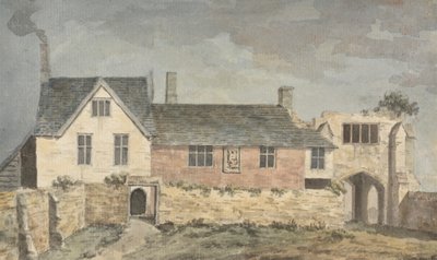 Inside of Castle Gate, Taunton, Somerset by John Inigo Richards