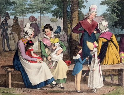 The Nannies, 1820 by John James Chalon