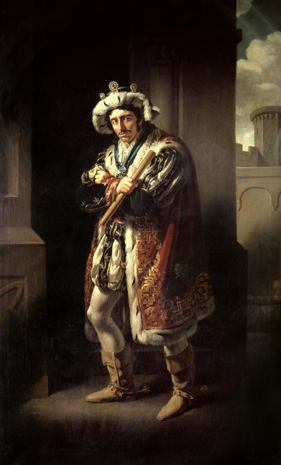 Edmund Kean as Richard III by John James Halls
